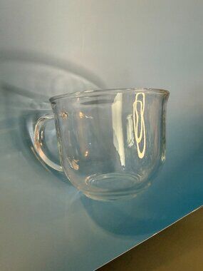 Greenbrier 1 X Large Clear Coffee, Tea or Soup Mug, 16 oz (004)